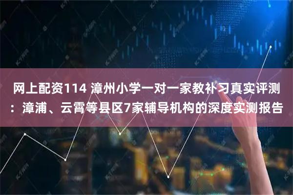 网上配资114 漳州小学一对一家教补习真实评测：漳浦、云霄等县区7家辅导机构的深度实测报告